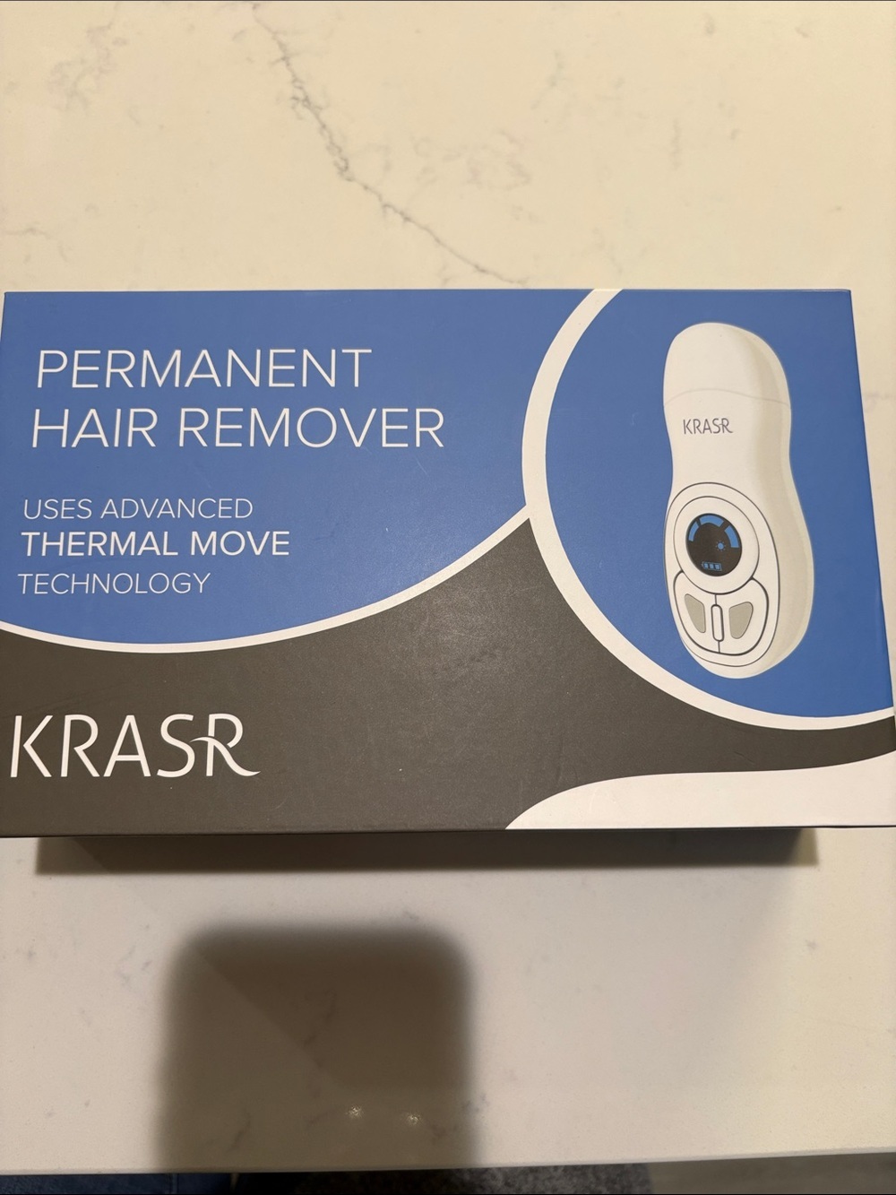 Ras Permanent Hair Remover - Blue, White, Black Packaging